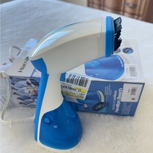 Hamilton Beach Blue and White Garment Steamer